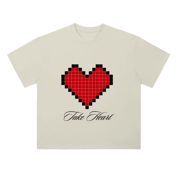TAKE HEART // Heavyweight Drop Shoulder Tee