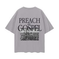 PREACH HOUSTON // Streetwear Loose Drop Shoulder Tee