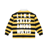 WOLVES RUGBY // Color Block Stripe Polo