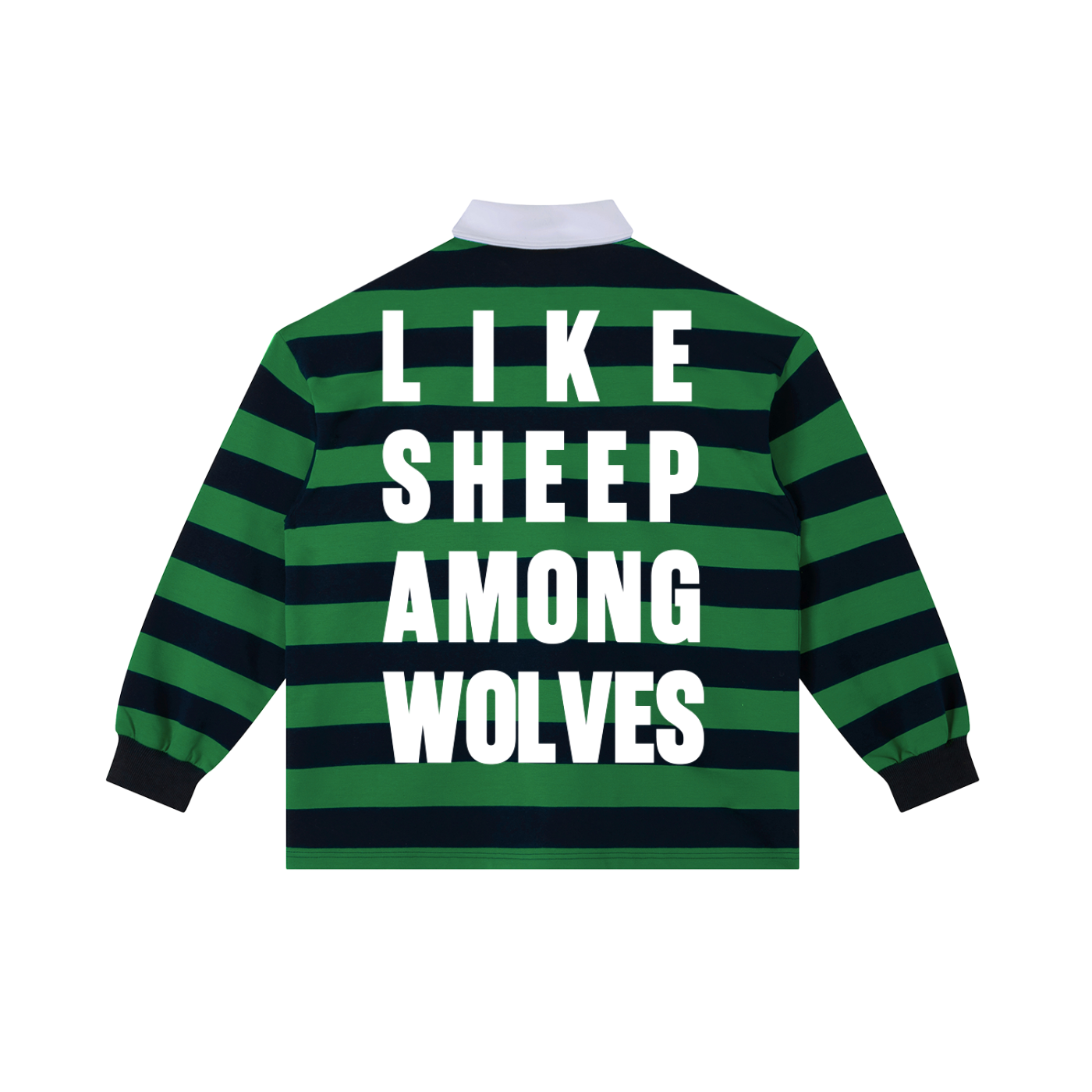 WOLVES RUGBY // Color Block Stripe Polo