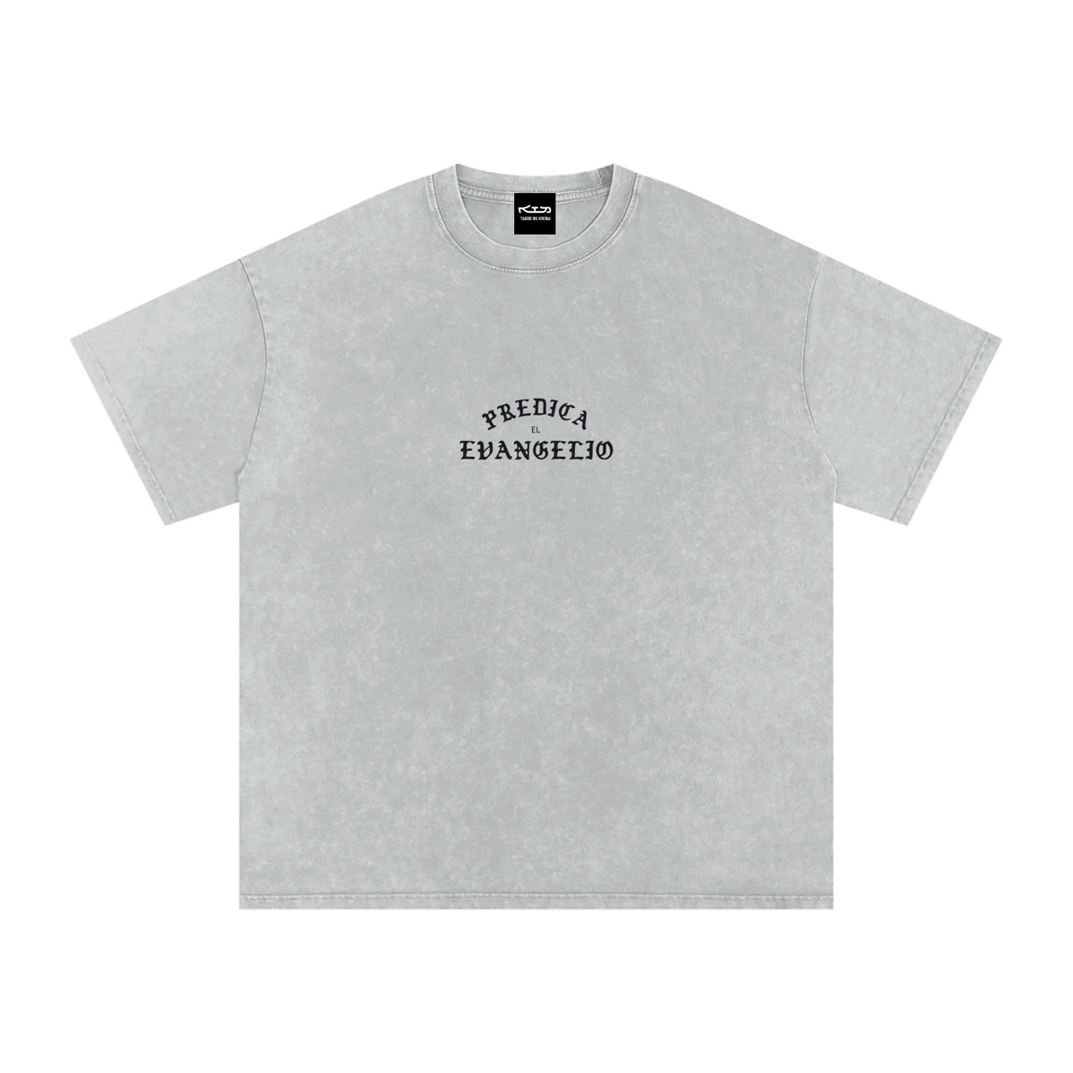 PREDICA EL EVANGELIO // Snow Washed Oversized Cotton Tee