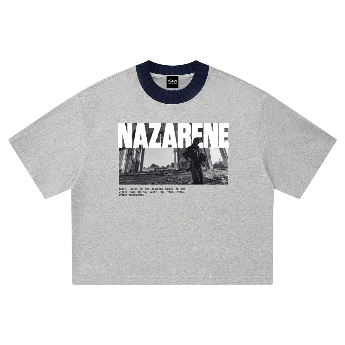 NAZARENE NAVY //  Heavyweight Boxy Tee