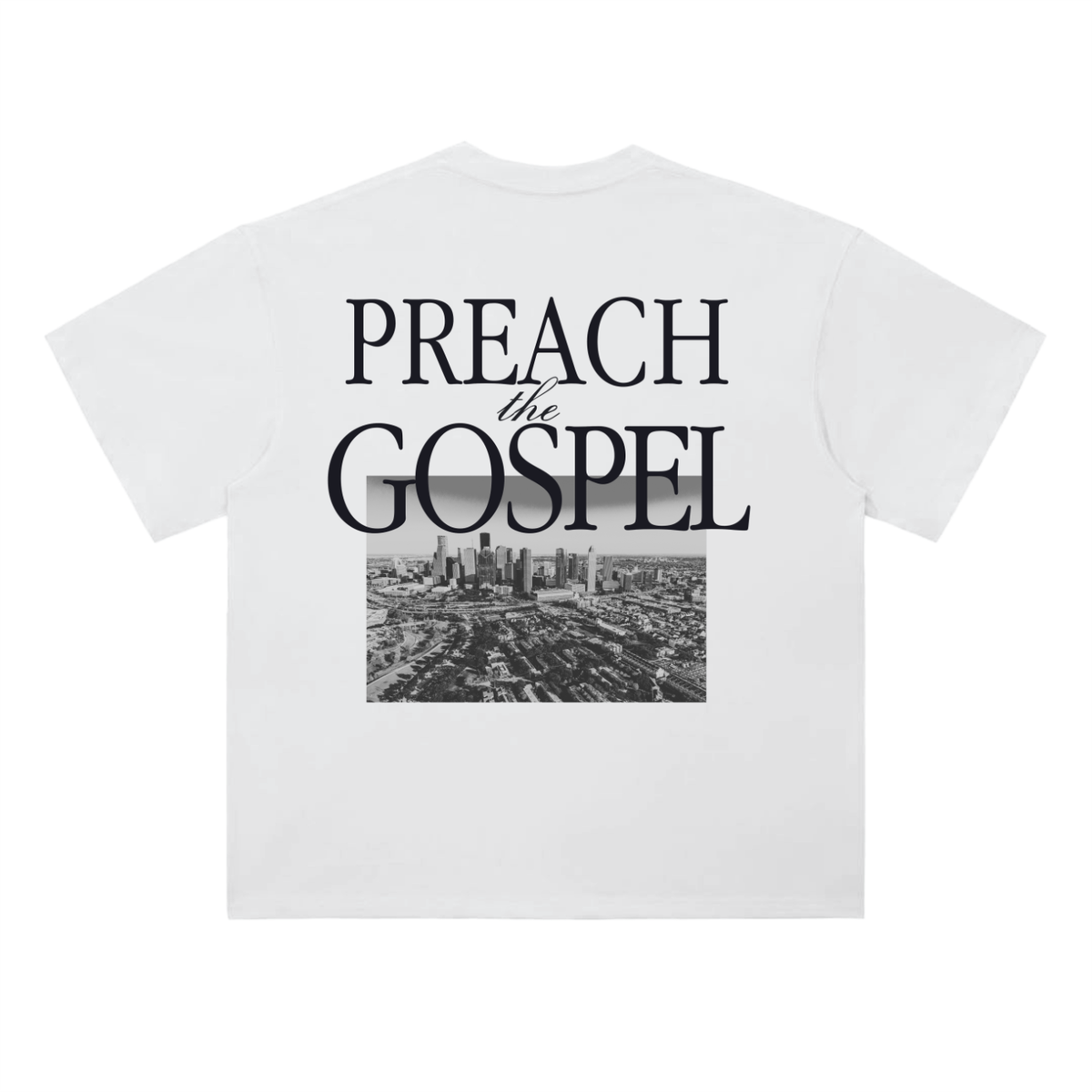 PREACH HOUSTON // Drop Shoulder Tee
