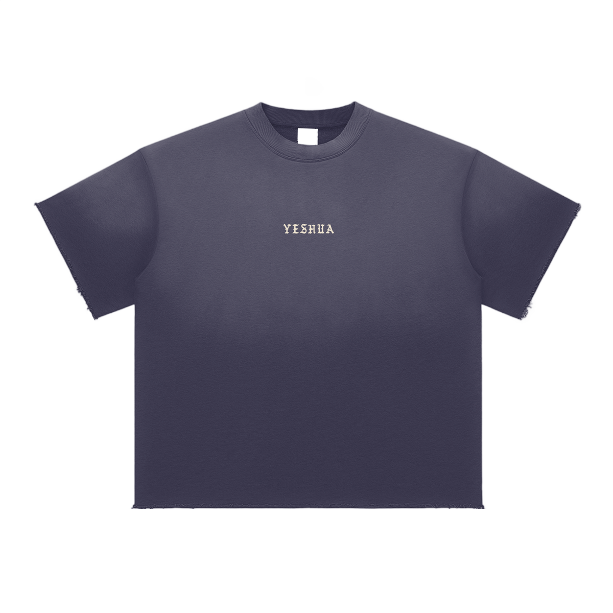 YESHUA // Sun Fade Raw Edge Tee