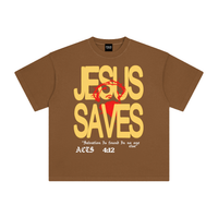 JESUS SAVES // Heavyweight Vintage Washed Tee
