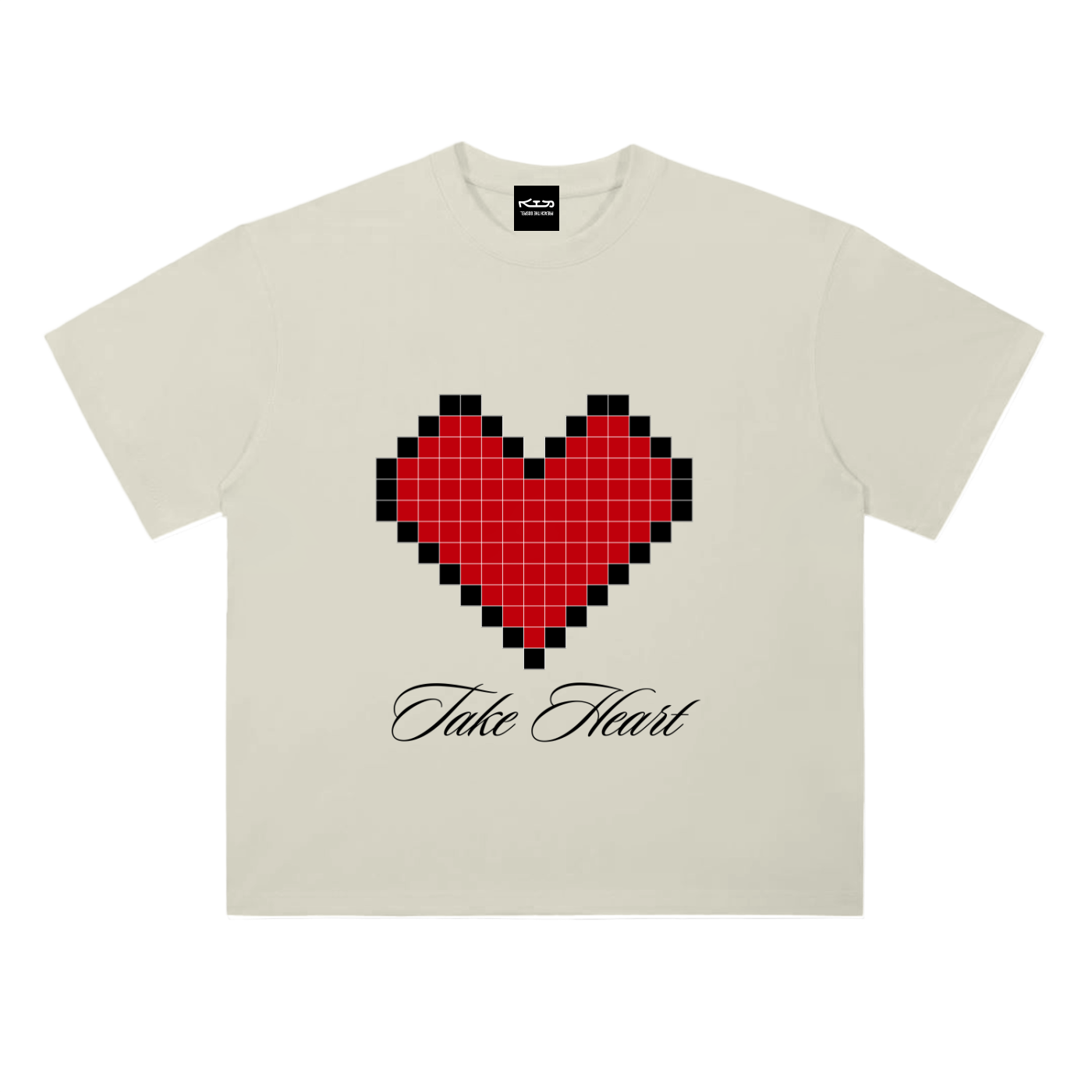TAKE HEART // Heavyweight Drop Shoulder Tee