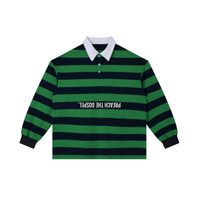 WOLVES RUGBY // Color Block Stripe Polo