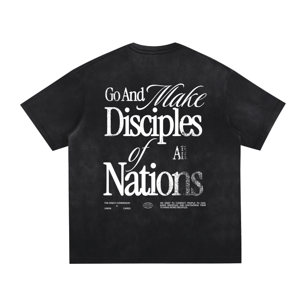 Make Disciples // Vintage Washed Hand-Frayed Tee