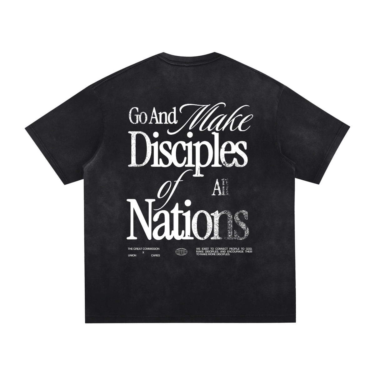MAKE DISCIPLES // Vintage Washed Hand-Frayed Tee