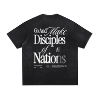 MAKE DISCIPLES // Vintage Washed Hand-Frayed Tee
