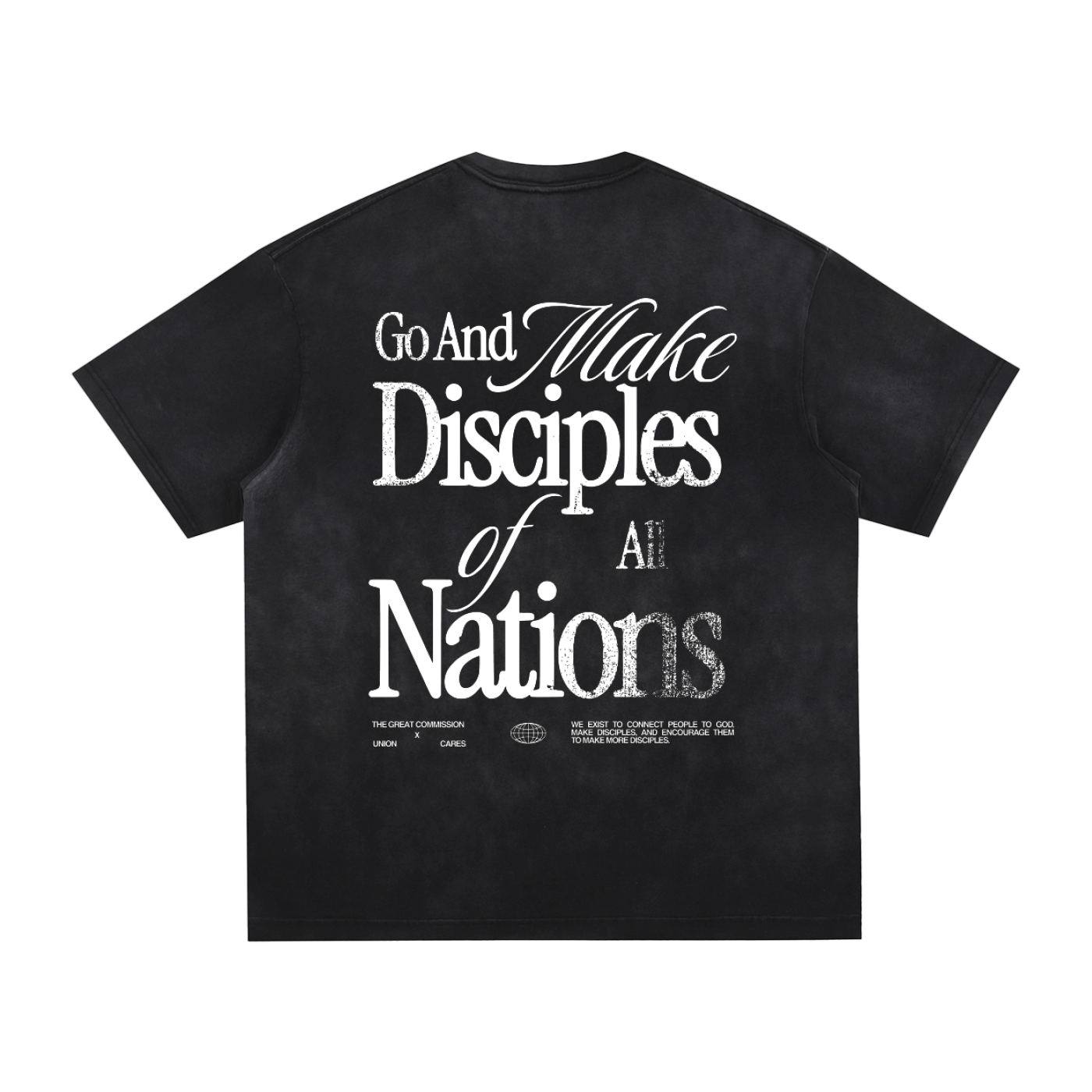 Make Disciples // Vintage Washed Hand-Frayed Tee