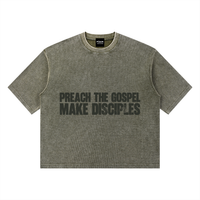 CRUSADER WAFFLE // Unisex Mineral Wash Waffle Boxy Tee