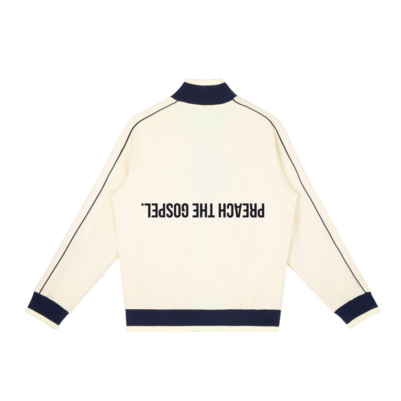 TRACK JACKET // Color Block Raglan Sleeve Zip Track Jacket