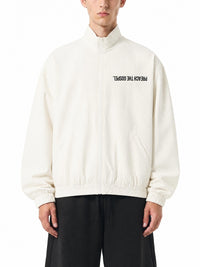 HOLY SPIRIT TRACK // Striped Full-Zip Track Jacket