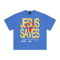 JESUS SAVES // Heavyweight Vintage Washed Tee