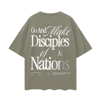 MAKE DISCIPLES // Streetwear Loose Drop Shoulder Tee