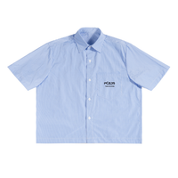 JESUS MOVEMENT // Oversized Vertical Stripe Boxy Shirt