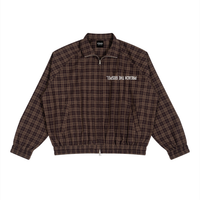 HOLY SPIRIT TACK PLAID // Plaid Full-Zip Track Jacket