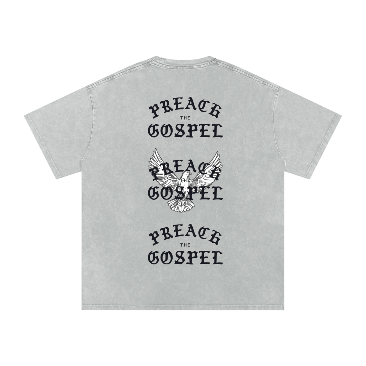 PREACH THE GOSPEL // Acid Washed Oversized Tee