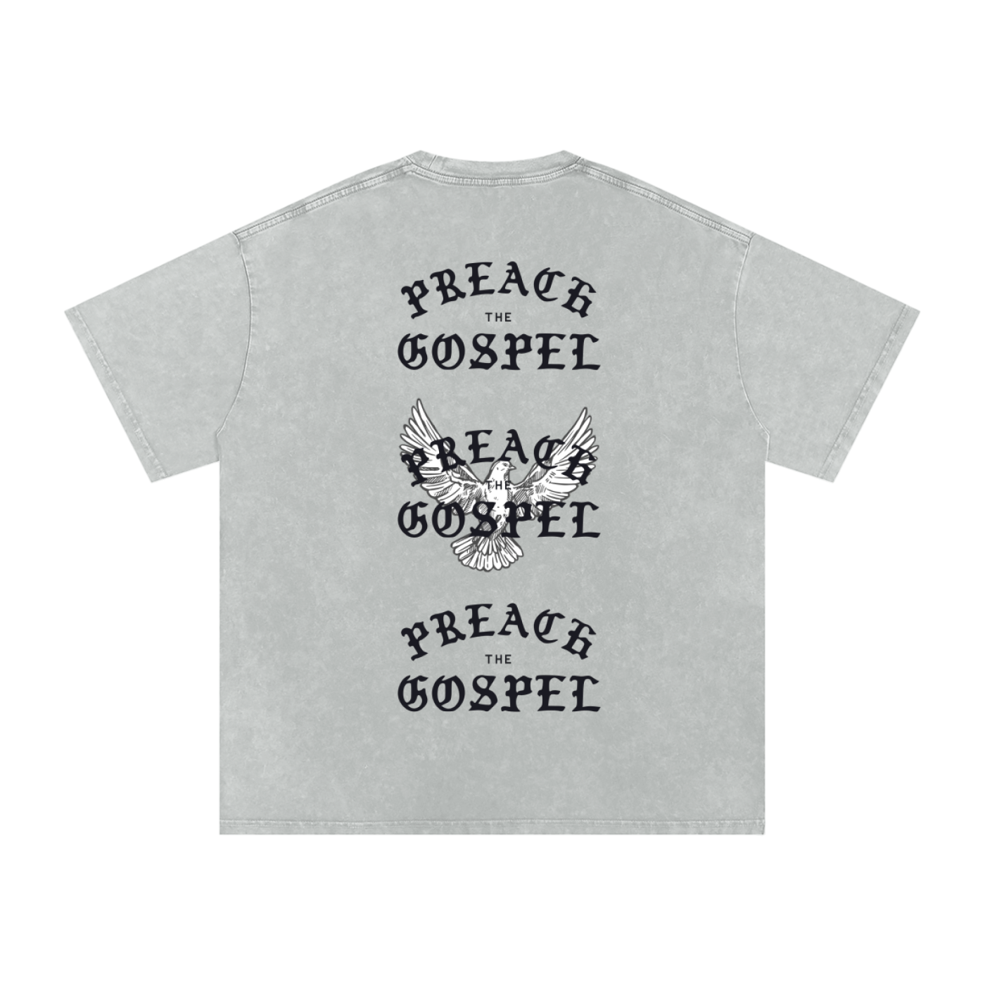 Preach the Gospel // Acid Washed Oversized Tee