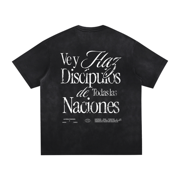 HAZ DISCÍPULOS // Vintage Washed Hand-Frayed Tee