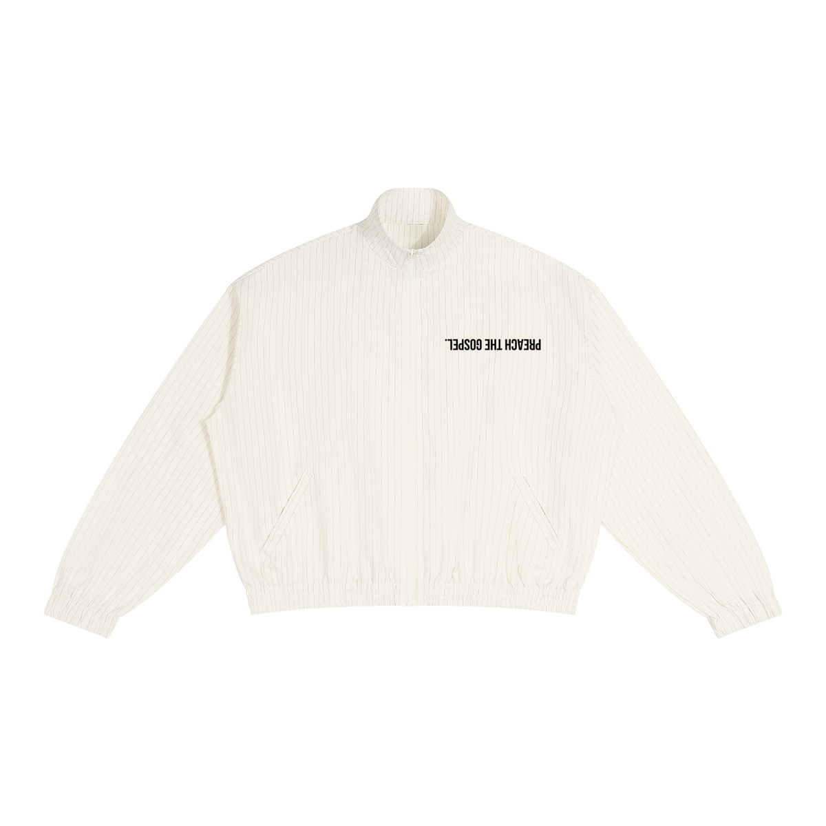 HOLY SPIRIT TRACK // Striped Full-Zip Track Jacket