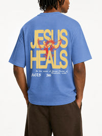 JESUS SAVES // Heavyweight Vintage Washed Tee